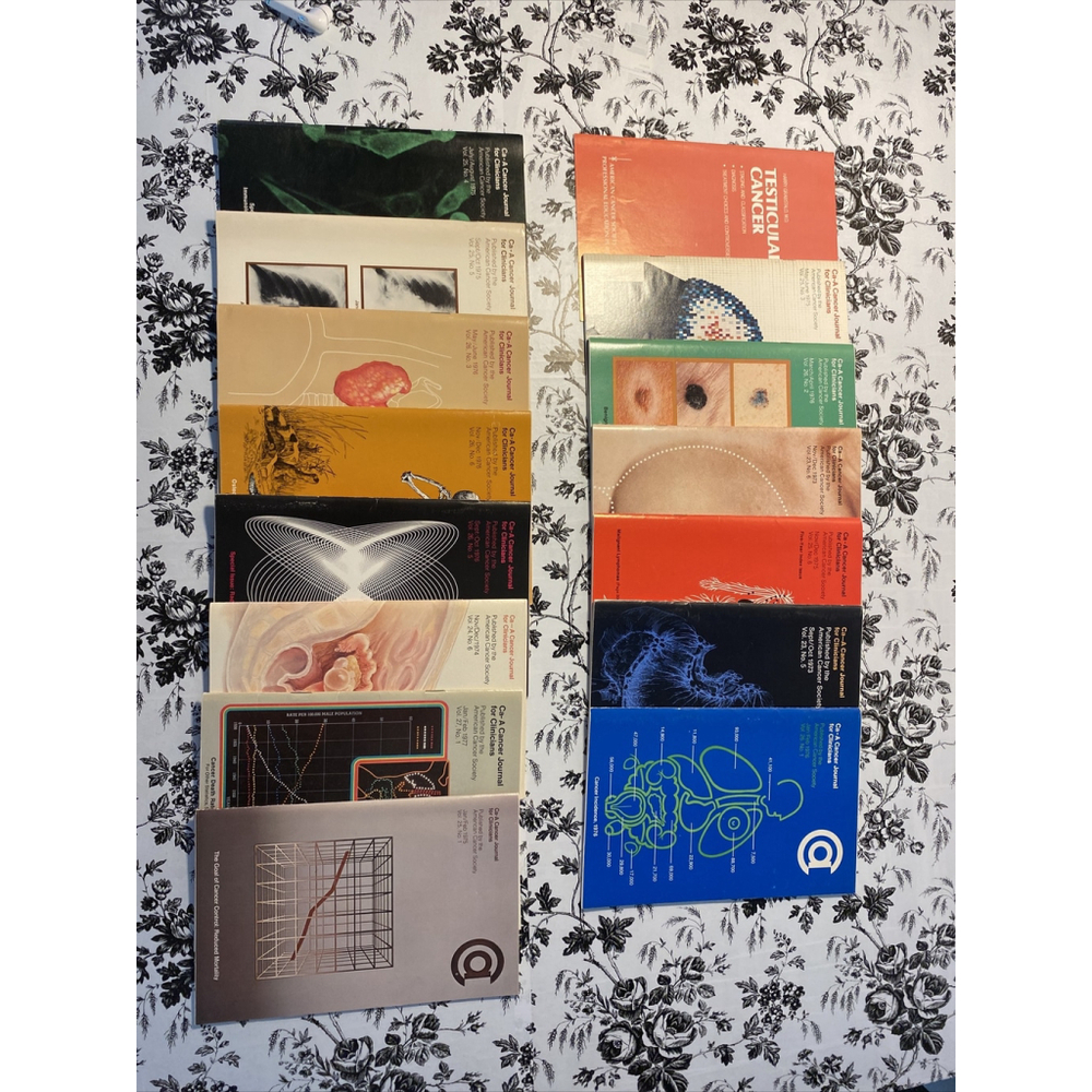 Vintage 1970s American Cancer Society Booklets - Lot of 15 Medical Ephemera